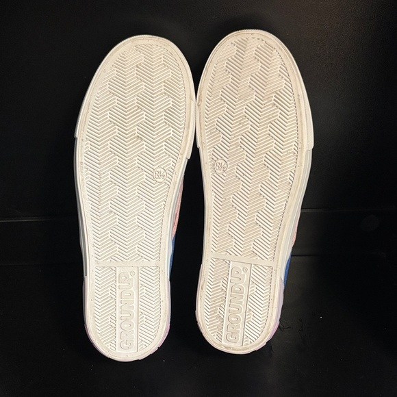 Stitch and Angel Pink and Blue Slip-On Sneakers - Picture 4 of 6